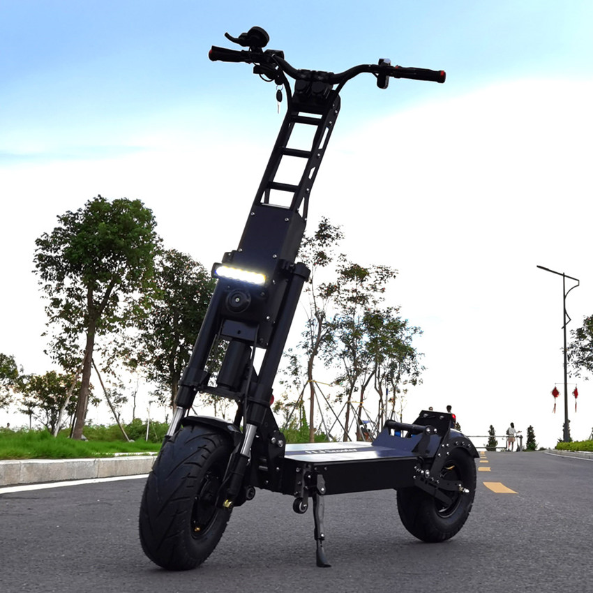 What is the experience of working with an electric scooter?