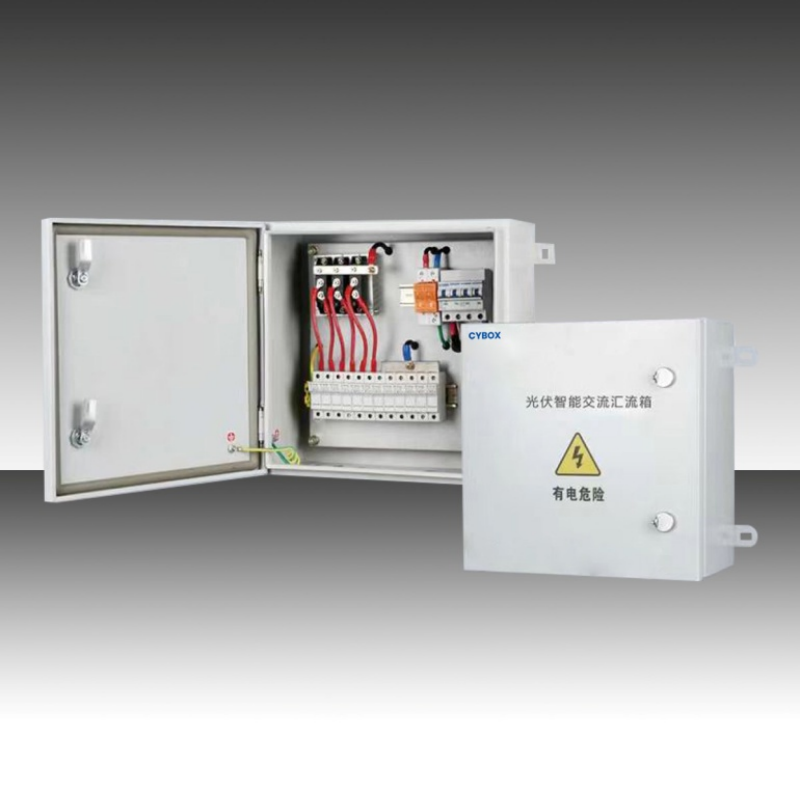 Simplifying photovoltaic systems using photovoltaic grid-connected combiner boxes