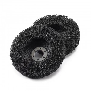 115 x 22mm Abrasive Tool Black Premium Clean and Strip Disc With backing pad