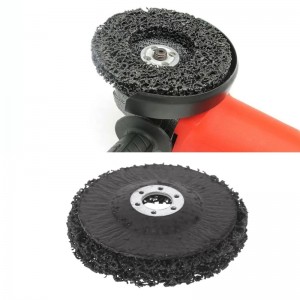115 x 22mm Abrasive Tool Black Premium Clean and Strip Disc With backing pad