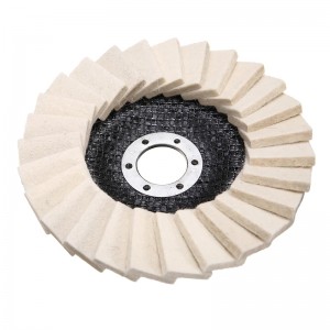 [Copy] Abrasive Wool Felt Flap Disc for Polishing Stainless Steel Polishing Wheel