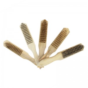 7-12inch Stainless steel finishing wire brush twisted knot stainless steel wire wheel brush brush wire plastic