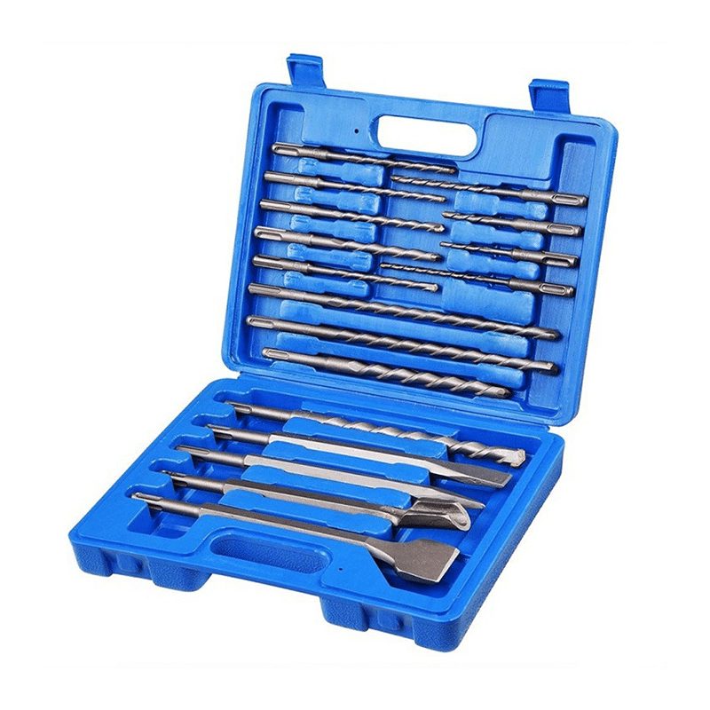 Hot sale Drill Tool For Wood - 17pcs Electric Hammer Drill Bit Set – MACHINERY TOOLS