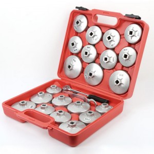 23PCS Cup-type Oil Filter Wrench & Socket Removal Tool Set