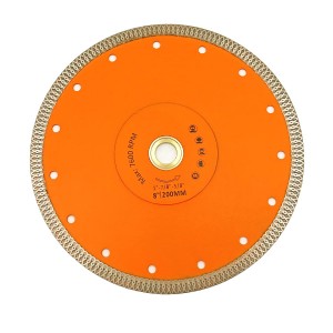10 Inch Supper Thin Wet Diamond Porcelain Saw Blade Tile Blade for Dry or Wet Cutting