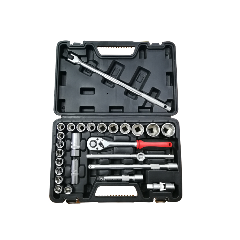 Factory Free sample Ratchet Spanner Set - 27Pieces  1/2” Drive Socket Tool Set – MACHINERY TOOLS