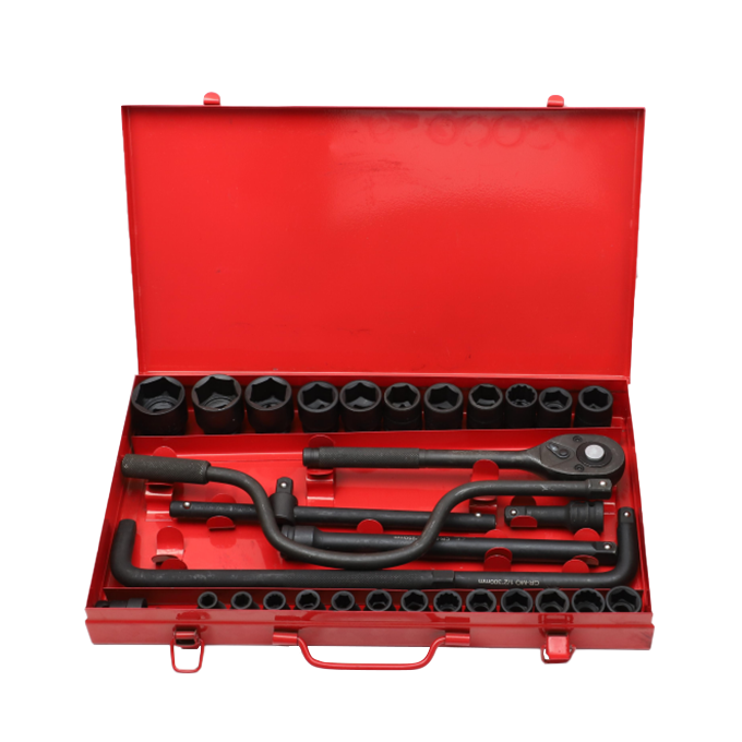 Good Wholesale Vendors Socket Set Tool Box - 32PCS 1/2″ Dr.Socket Wrench Set – MACHINERY TOOLS