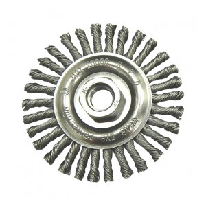Heavy-Duty Knotted Twist Wire Wheel brush for Grinders and Angle Grinder