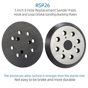 [Copy] 5 Inch 8 Hole Hook and Loop Orbital Sander Replacement Pad Backing Pad