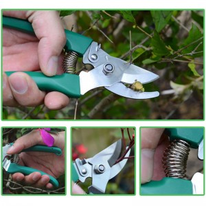 5PCS Garden Tool Set Carbon Steel Hand Tools Set with Carry Case