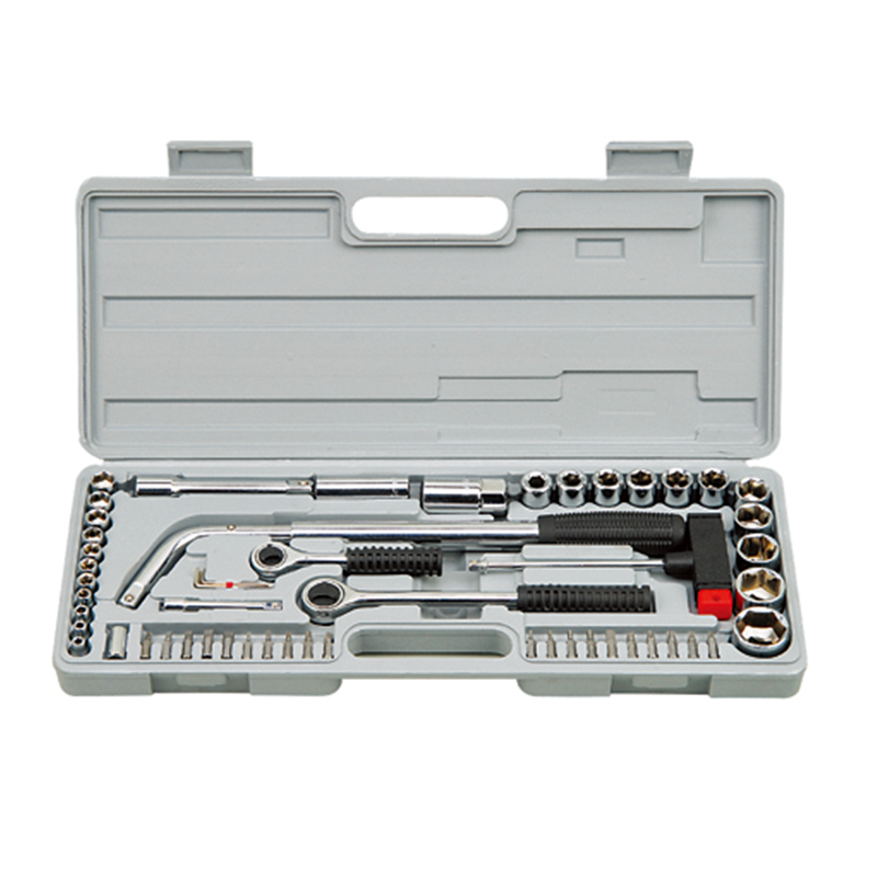 Factory Cheap Hot Car Tool Box - 55PCS Socket Wrench Tool Set(1/4″,1/2″) – MACHINERY TOOLS