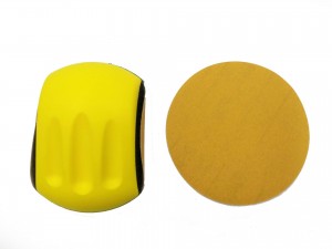 Flexible PU Sanding Block Disc Hand Sanding Pad