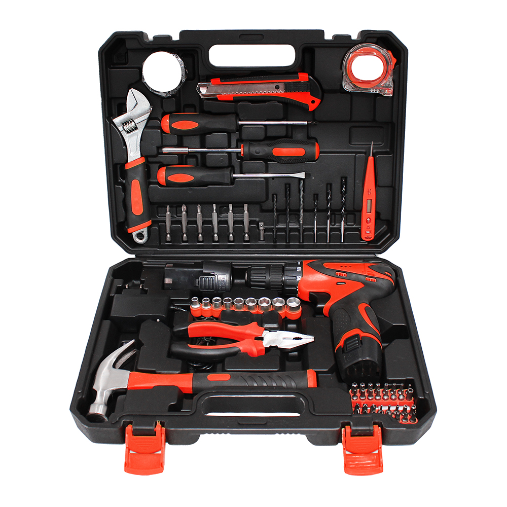 OEM/ODM Factory Cordless Tool Set - 68PCS Household Drill Tool Set with Blow Case – MACHINERY TOOLS