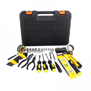 78PCS Hand Tool Set in yellow color  in blow case