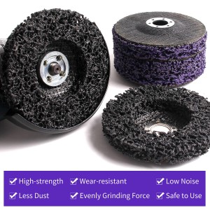 Remove Paint and Oxidation Poly Strip Wheel Disc Abrasive Angle Grinding Wheel