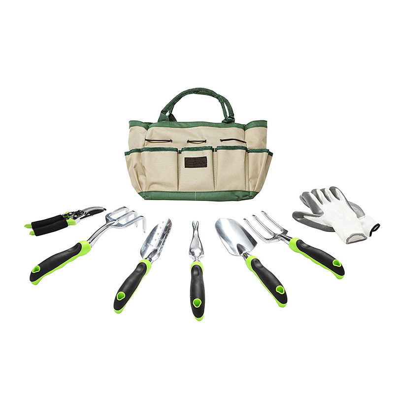 Factory wholesale Mini Transplanting Garden Tools - 8PCS Garden Tool Set With Cloth Bag – MACHINERY TOOLS