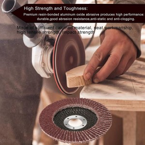 Aluminum Oxide Abrasives 4 1/2 Assorted Sanding Grinding Wheels