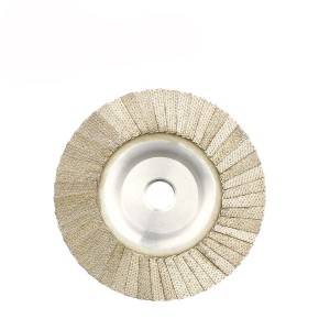 Diamond Abrasive Flap Wheel 5 Inch for Glass Ceramic Hard Material