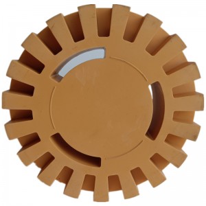 4inch Rubber Eraser Wheel w/arbor pinstripe sticker decal tape glue adhesive remover