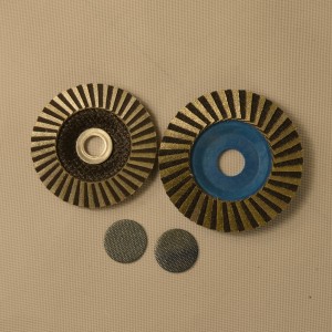 Diamond Abrasive Flap Wheel 4 Inch for Glass Ceramic Hard Material