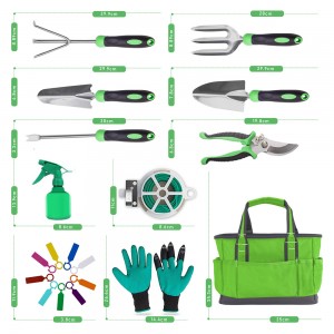 40PCS Garden Tools with Cloth Bag