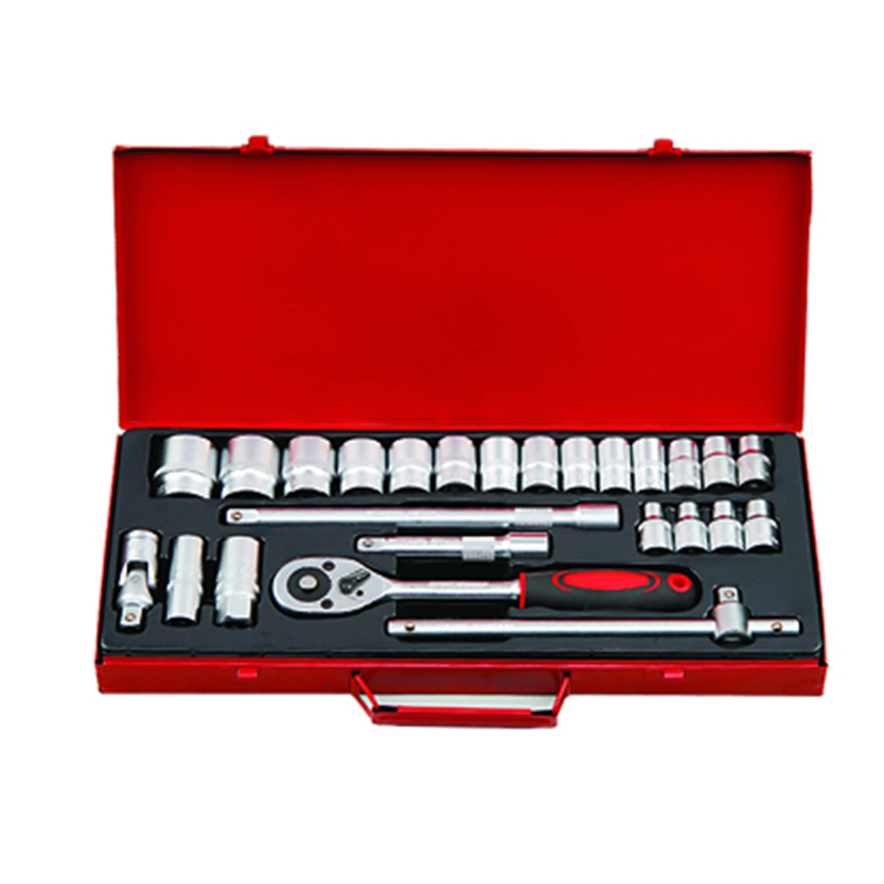 Lowest Price for Socket Tool Box - 25Pieces Metal Box Socket Set – MACHINERY TOOLS