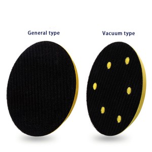 Rubber sanding backing pad Various speed hook and loop backing pad
