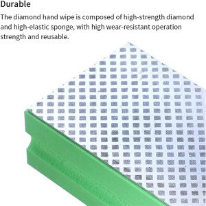 Diamond Hand Polishing Pads Sanding Block For Stone Granite Glass