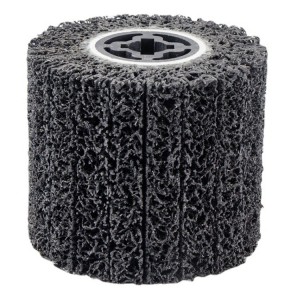 Poly wire drawing abrasive wheels clean strip discs