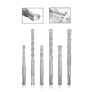 Durable 9PCS Carbide Tip Masonry Drill Bit Set Concrete Drill Bit for Masonry Drilling