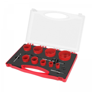 High Quality 14PCS HSS Bi Metal Hole Saw Set with Case Hole Saw for Wood Drilling
