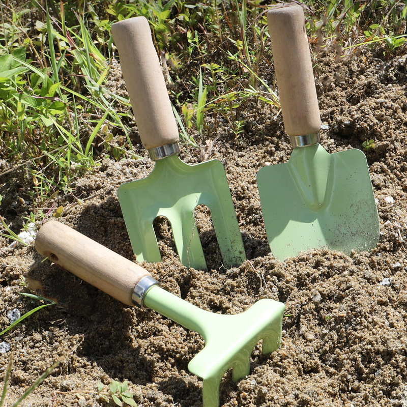 High definition Garden Pruners - 3pcs Mini Kids Gardening Tool Set with Wood Handle – MACHINERY TOOLS