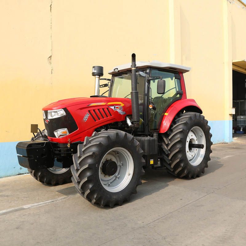 50hp 60hp 70hp 80hp 90hp 100hp 110hp 120hp 130hp 160hp 180hp 200hp 220hp 240hp 260hp 4WD agriculture and farming wheeled tractor with implements