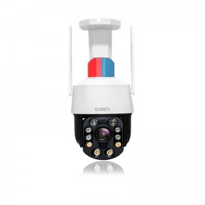 4G PTZ Dome Camera Intelligent Sound and Light Alarm IP66 EB-PDM3GS10-SLAT – Elzoneta