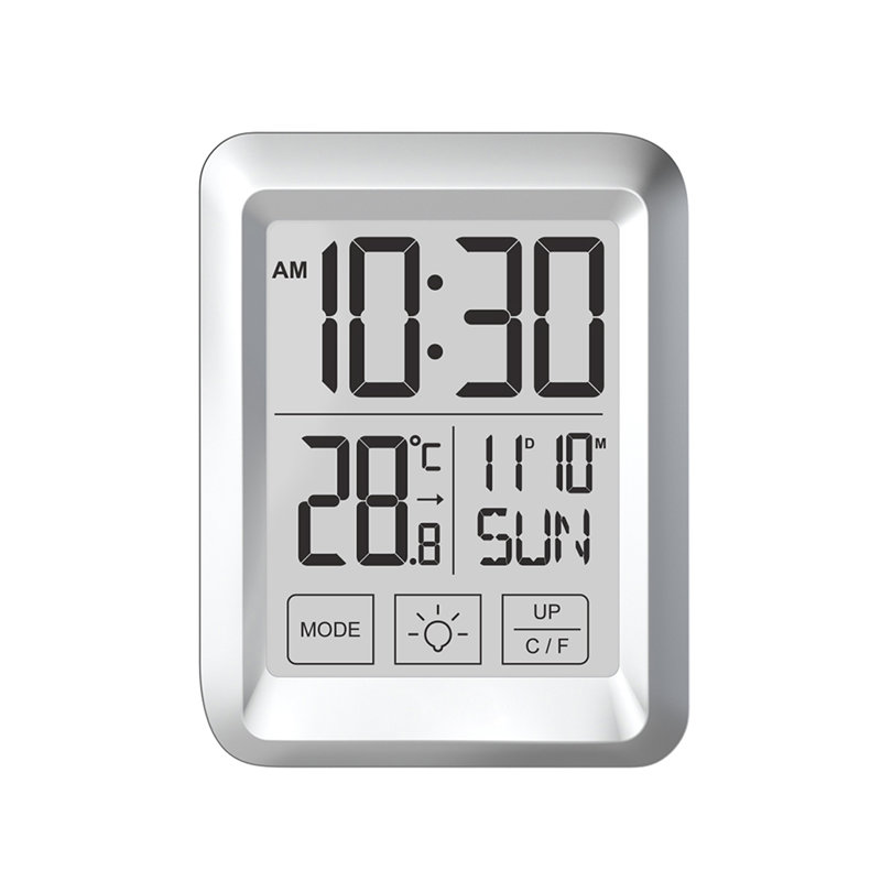 Digital Touch Screen Desk Wall Clock With Temperature