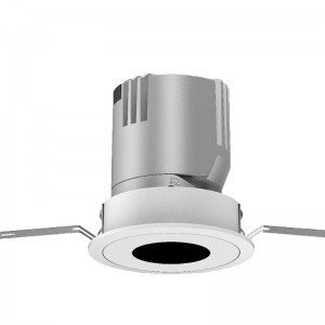 ES4018 15W adjustable round pin hole recessed led lighting Pro hotel spotlight with cutout 75mm