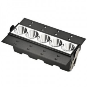 EG1007 5*2W led recessed downlight adjustable led spot lights cutsize 140*40mm rimless
