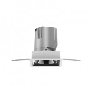 ES4015 55W adjustable square recessed led lighting Pro hotel spotlight with cutout 145*145mm