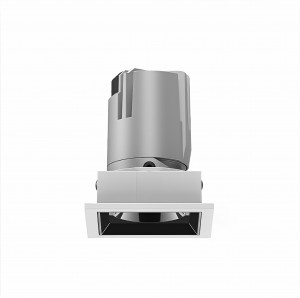 ES4014 35W adjustable square recessed led lighting Pro hotel spotlight with cutout 120*120mm