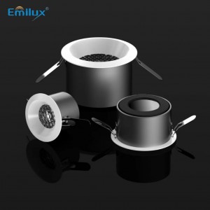 ES5024 10W recessed led ceiling lights with cutsize 75mm CCT tunable Ra97 for hotel