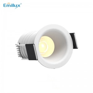 ES1004 3W lumen àrd LED Mini Spot Light gearradh dubh tunable 30mm CCT