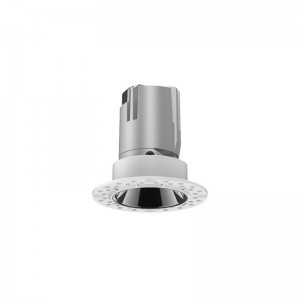 ES4006 7W adjustable recessed rimless led lighting Pro hotel spotlight wall washer nga adunay cut size 55mm CCT tunable