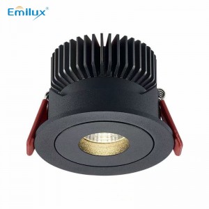 ES6024 Ceiling Recessed spot light with pinhole 12W cutsize 75mm