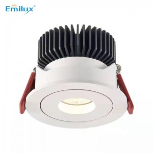 ES6024 Ceiling Recessed spot light with pinhole 12W cutsize 75mm