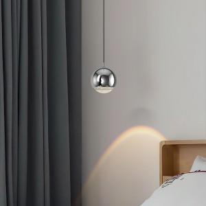 5w pakabinamas dekoratyvinis magnetinis LED bėgių apšvietimas su CCT derinama sfera
