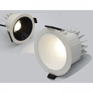 ED2007 IP65 Waterproof LED Recessed downlight 20W  cutsize 130mm Dimmable
