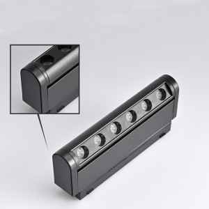 12W 調光可能な磁気 LED グリル照明マットブラック、CCT 調整可能