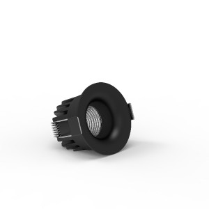 ES3012 antirefleks downlight led takinnfelt klassisk spotlampe med kuttstørrelse 60mm 10w/12w