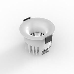 ES3011 אנטי-סנוור downlight תקרת LED שקועה נקודת אור קלאסית עם חתך בגודל 60 מ"מ 8w
