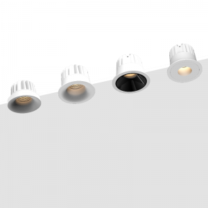 ES3004 anti-glare downlight LED lubiniai šviestuvai klasikiniai taškiniai šviestuvai su pjūviu 68-75mm 12w